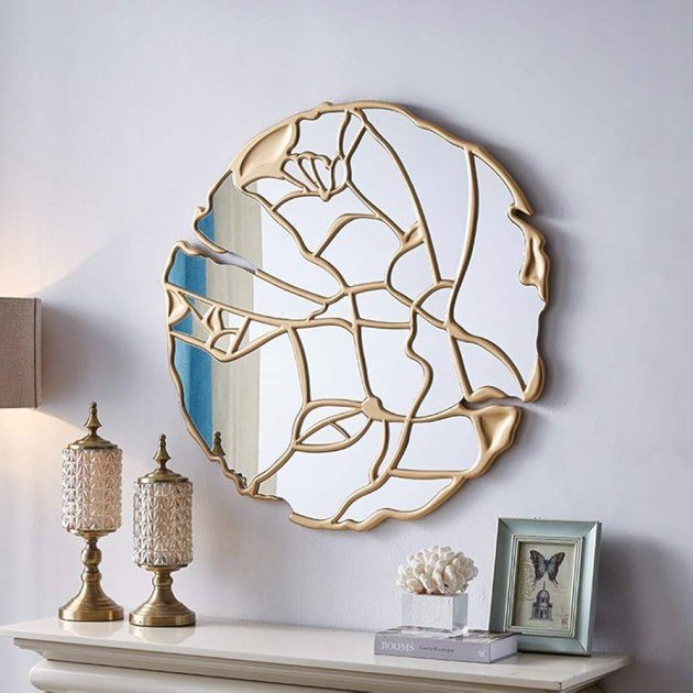 round viola mirror